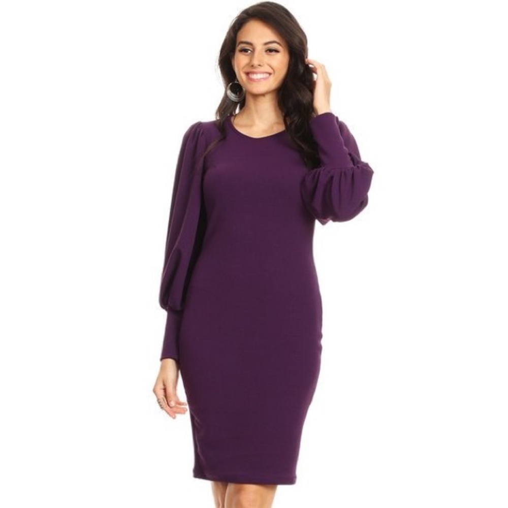 Plus Size Midi Dress